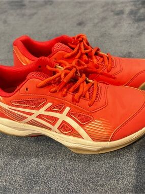 Asics Coral-Red Running Shoes